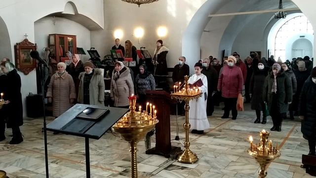 Хор церкви Казанской иконы Божией Матери города Гагарин. Видеозапись Богослужения.
