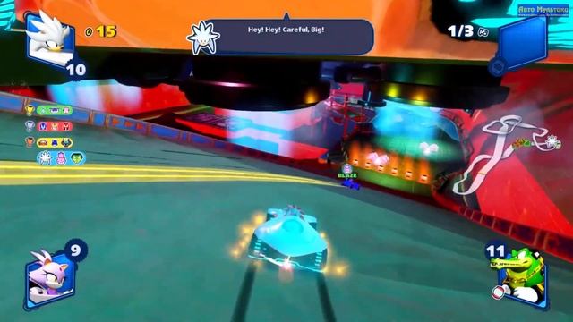 Team Sonic Racing VS Silver gameplay смотреть онлайн