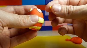 Рыбка из пластилина??? Лепим коралловую красную рыбку? Fish Plasticine clay.