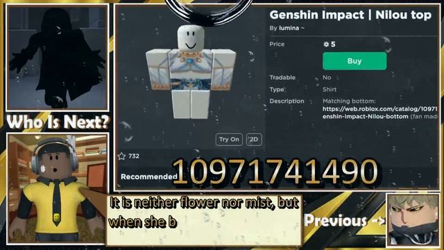 Genshin Impact - Nilou Roblox Cosplay Showcase смотреть онлайн