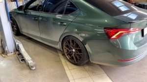Установка пружин с занижением на автомобиль Skoda Octavia