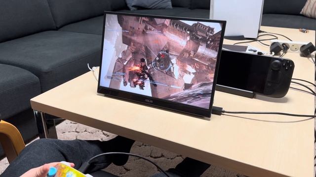 Armored Core 6 + ASUS ZenScreen MB16QHG + Steam Deck смотреть онлайн