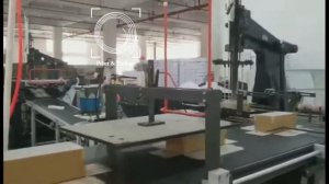 Автоматическая линия для производства кашированных картонных коробок