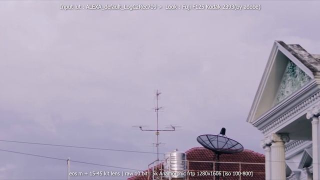 Canon EOS M Magic Lantern [5k Anamorphic frtp] RAW 10 bit footage test & grading смотреть онлайн