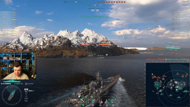 Стрим: WoWS - Pommern - Новый немецкий премиум. Реально хорош? смотреть онлайн