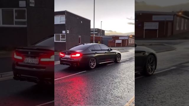 BMW F90 M5 CS Burnout Equipped with Redstar Competition Downpipes