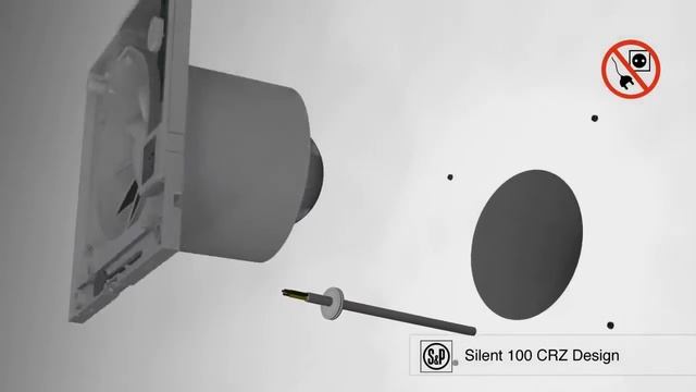 Silent 100 CRZ Design вентилятор с таймером простая установка смотреть онлайн
