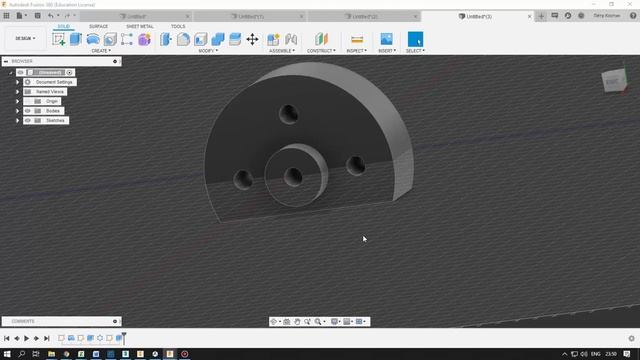 Autodesk Fusion 360: Урок 3. Массивы элементов смотреть онлайн