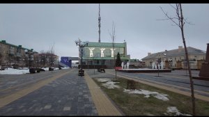 Прогулка по центру провинциального города России | Старый Оскол | 4K / A walk | Stary Oskol | 4K