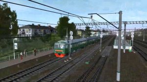 Электропоезд ЭМ2 005 Москва-Узуново в Trainz Simulator 2012 + 16:41