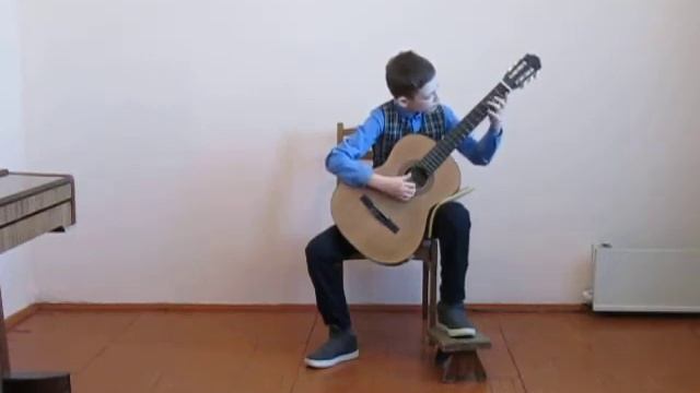 Глушков Антон, М. Каркасси Вариации на тему швейцарской песни, Р. Фальк Лодка на реке смотреть онлайн