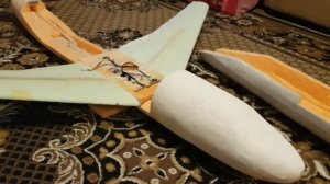 Самолет из пенопласта. Часть 1. RC model