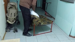 Раскладушка от Михаила Ковровца, сборка.