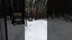 д 144 турбо УАЗ,мокрый снег