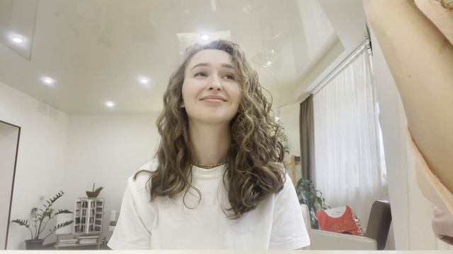 новая я❤️ стрижка\\ кудрявый метод укладки волос✨