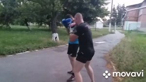 Саша.Вторая тренировка по боксу "Пикабу"
