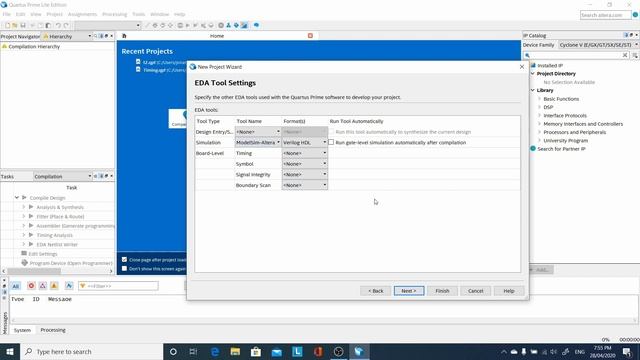 Quartus 18.1 Install (Windows 10) and Gate-level Simulation смотреть онлайн