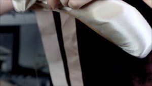 Пуанты . Как встать на новые пуанты без усилий. Пришиваем ленточки вместе.  Инструкция. Конкурс