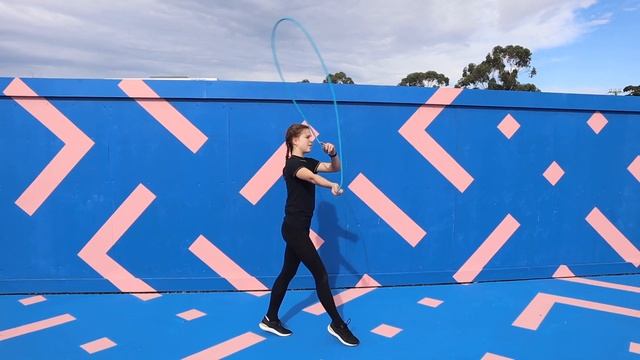 Simple Apparatus Difficulties with Rope | Rhythmic Gymnastics смотреть онлайн