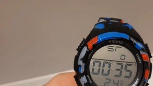 Мужские электронные наручные часы на aliexpress.Спортивные часы,камуфляж.Тест,отзыв,обзор.