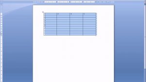 Видеоурок "Создание и редактирование таблиц в Word"