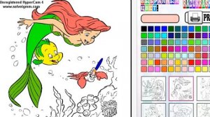 Ariel Mermaid Coloring Pages??? Русалочка Ариель Раскраска Игра??