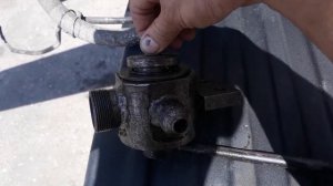 Двухпозиционный кран течёт. Кардинальное решение проблемы.