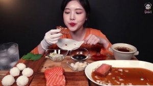 ASMR Salmon_Eat with Boki