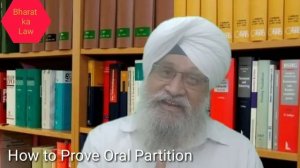 #BharatkaLaw. How to Prove Oral Partition.