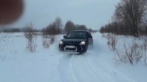 Hyundai Tucson 2.0 акпп по снегу