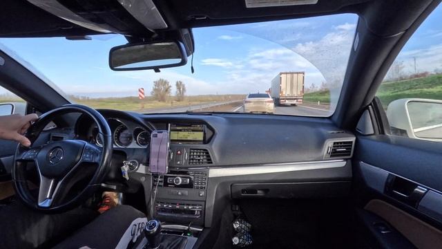 Сочи-Самара полная дорога на Mercedes Benz E250 coupe. Ноябрь 2023 (через Ростов, Воронеж, Саратов)