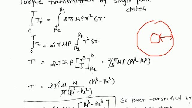 Clutch Part 2 Torque Transmit by Plate Clutch Clutch Kinematics of Machine KTOM