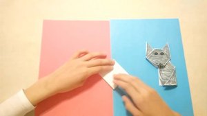 Оригами волк очень просто!!! Справится каждый!!! Волк из бумаги. Origami wolf is very simple!!!