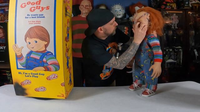 NECA Bride of Chucky 1:1 Replica Life-Size Chucky (Unboxing) смотреть онлайн