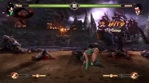 Mortal Kombat 9 Прохождение башни на эксперте без поражений за персонажа Jade