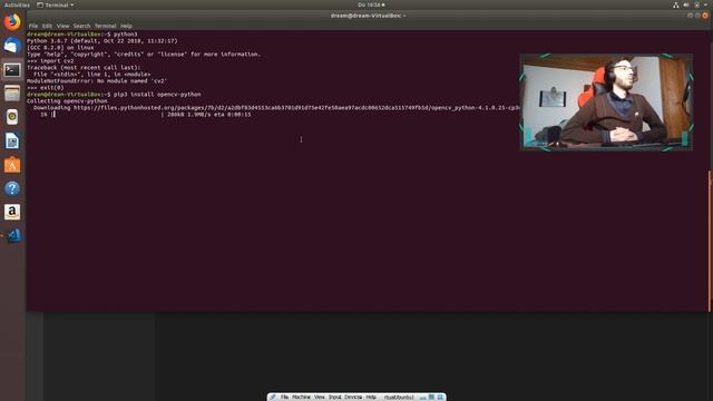 How to install OpenCV in Python 3 simple #2