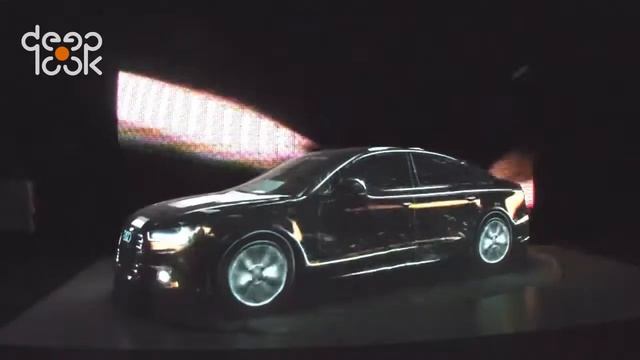 Проекционное шоу  презентация Audi A6 в Самаре mapping