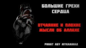 7- Большие грехи сердца: Отчаяние и плохие мысли об Аллахе. Ринат Абу Мухаммад