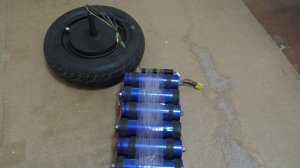 Электросамокат  из гироскутера своими руками . Начало.  Батарея