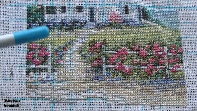 Вышивка крестом. Живописный маяк. Dimensions. Видео-обзор процесса. Часть 3. смотреть онлайн