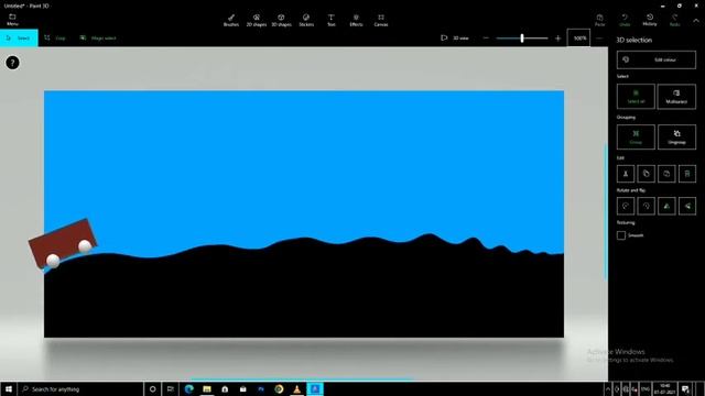 Paint 3D Animation / How to make Animation video with Paint 3D смотреть онлайн