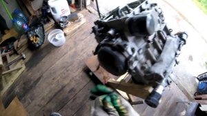 Вскрытие двигателя мотоцикла Kawasaki ZX6R 636