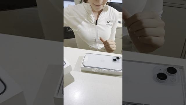 Нежный голубой цвет iPhone 15 💙