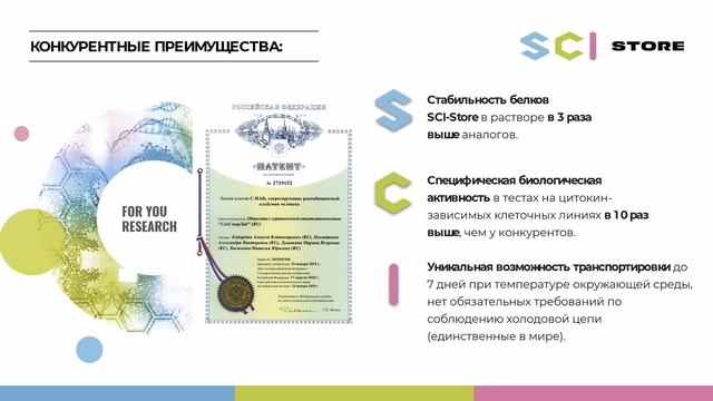 Sci-Store - платформа получения отечественных реагентов и биокомпонентов