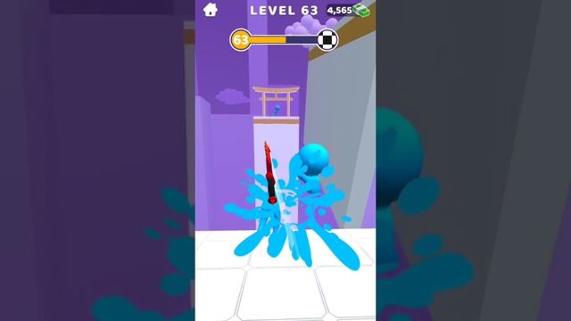 Ninja Slice Runner 3D Game | Level 63 | Sword Play! Ninja Slice Runner 3D Game YouTube Short