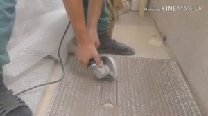 Отверстие под розетку в керамограните делаем болгарской своими руками