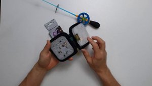 Как собрать удочку для зимней рыбалки и привязать мормышку | Показываю два способа