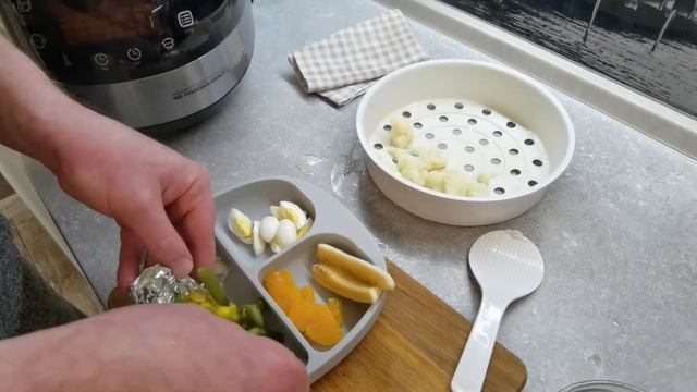 Лёгкий овощной обед для ребенка . Рацион ребенка 8-10 месяцев. Меню ребенка в обед. смотреть онлайн