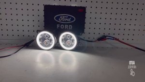 Противотуманные фары для FORD 55W Z62. Ближний и дальний! С ангельскими глазками.