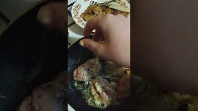 Жаренная печень в кляре. Очень вкусно и быстро. Пошаговый рецепт.